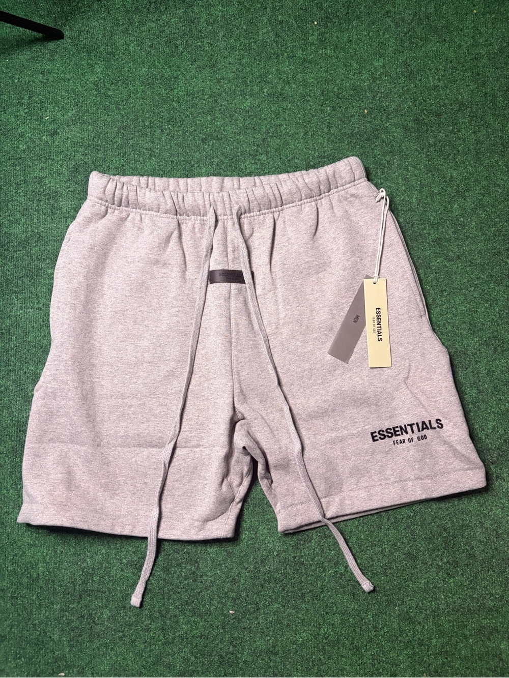 Men’s Light Heather Gray Athletic Sweat Shorts